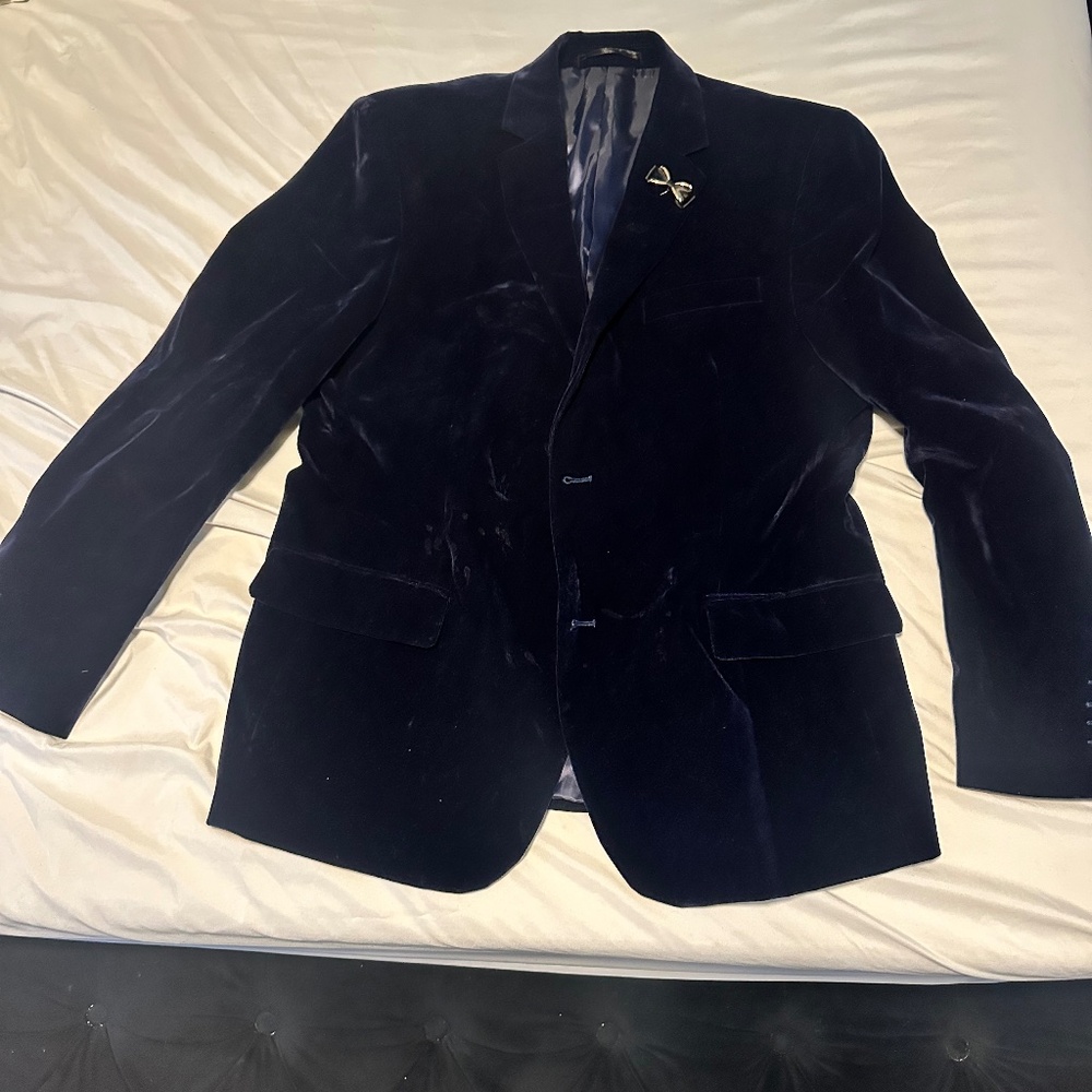 Men’s Velour Blazer